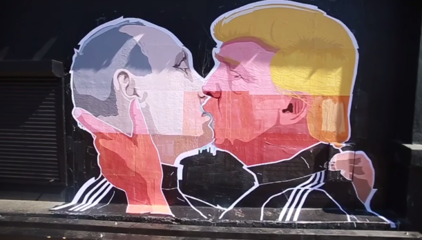 Mural Trump Putin