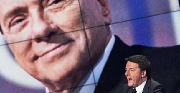 Renzi Berlusconi grande